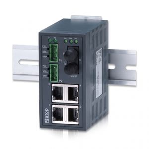 conmutador Ethernet no administrable / 5 puertos / en riel DIN / de pared