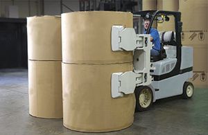 pinza de manipulación para bobinas de papel