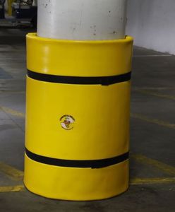 protección de columna redonda