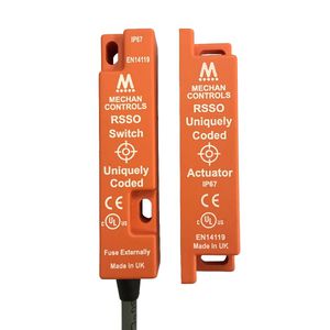 interruptor de seguridad / de cable / 2 polos / de codificación