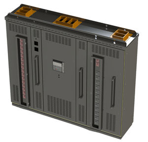 armario de suministro eléctrico / para suelo / de puertas batientes / con puerta de plexiglás