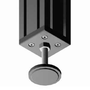 placa de apoyo de aluminio 1