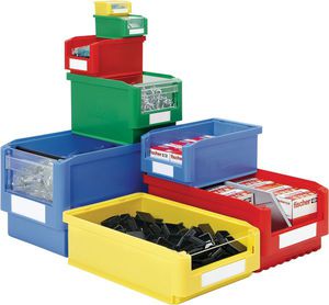 caja de almacenaje a la vista de plástico