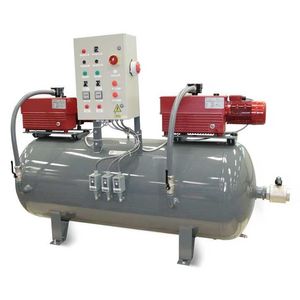 grupo de vacío con bomba de paletas / para laboratorio / para uso médico / industrial
