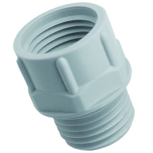 adaptador hidráulico / para cable / roscado / cilíndrico