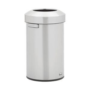 cubo de basura de metal