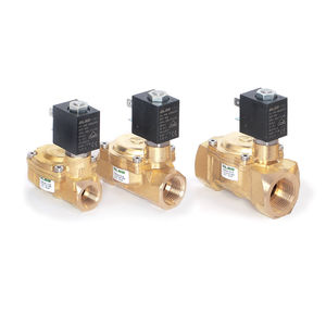 electroválvula de control asistido / de 2/2 vías / NC / NA