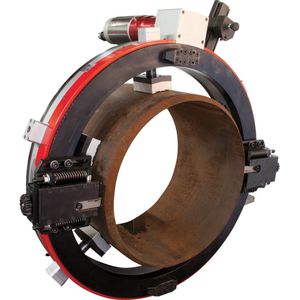 máquina de corte de hoja rotativa / con control manual / de achaflanado / para extremos de tubos