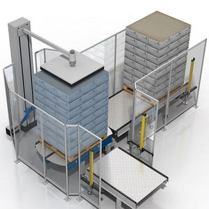 envolvedora con plataforma giratoria / enteramente automática / de film estirable / para la industria alimentaria y de la bebida