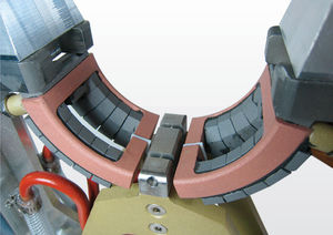 material magnético composite suave para calentamiento por inducción