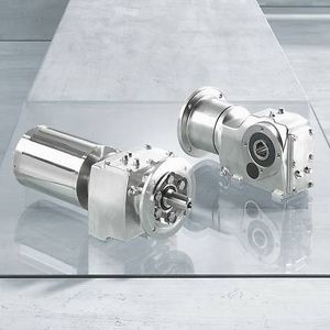 motorreductor de acero inoxidable / de engranajes cónicos / de engranaje helicoidal / de ejes paralelos