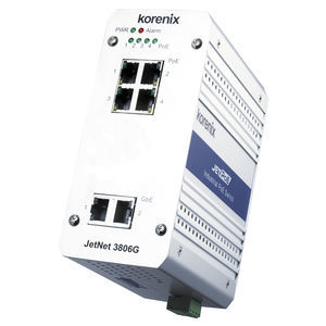 conmutador Ethernet amplificador / no administrable / 4 puertos / PoE