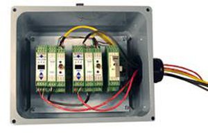 caja para riel DIN