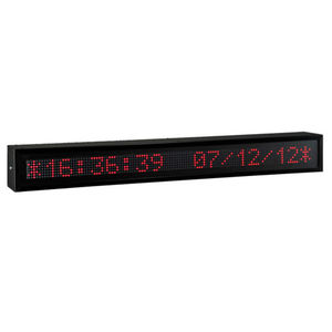 visualizadores LED / alfanuméricos / de gran formato / IP65
