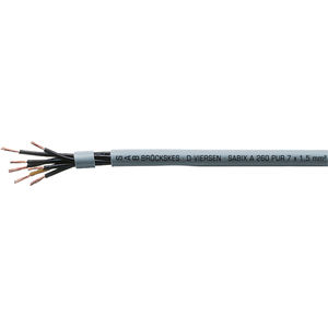 cable eléctrico libre de halógenos / de alimentación / resistente al aceite / resistente a los productos químicos