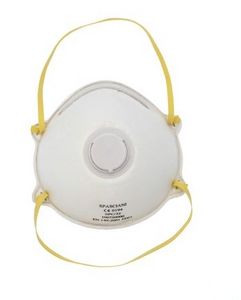 semimáscara con válvula / filtrante / desechable