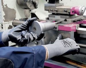 guantes de laboratorio / de protección química / de poliéster / de nitrilo