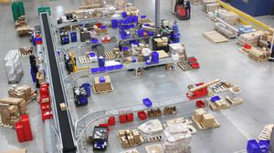 sistema de clasificación y distribución para la industria del automóvil