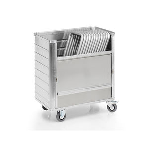 carretilla de transporte / aluminio / de uso múltiple / para desechos
