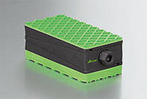 pie de máquina / de elastómero / antivibración / de nivelación