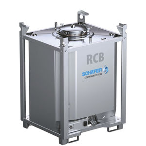 contenedor IBC de acero inoxidable / para alimentos / de almacenamiento