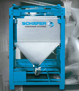 contenedor IBC de acero inoxidable / para productos a granel / de producto químico / para alimentos