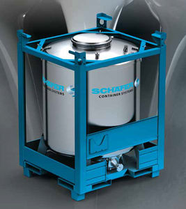 contenedor IBC de acero inoxidable / para productos a granel / para alimento / de transporte