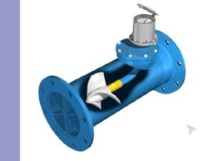 caudalímetro de hélice