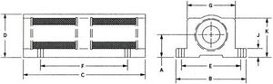 bloque cojinete autolubricante