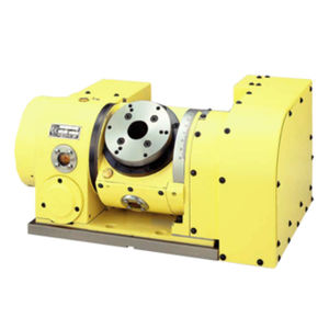 mesa rotativa accionada por motor / inclinable / para centro de mecanizado / pivotante