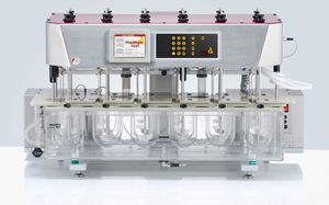 comprobador de disolución / para comprimidos / semiautomático / para aplicaciones farmacéuticas
