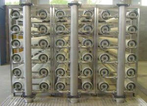 unidad de filtración de membrana / para el tratamiento de aguas residuales / para agua de proceso / para agua potable