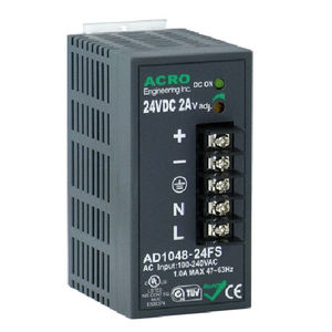 alimentación eléctrica en riel DIN / AC/DC / de múltiples salidas / compacta