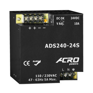 alimentación eléctrica AC/DC / de salida simple / en riel DIN / compacta