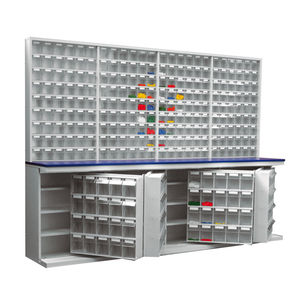 sistema de estanterías multi-almacenamiento / con tablas