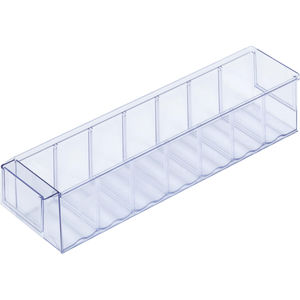 cajón de plástico / para almacenamiento / de transporte / para piezas pequeñas
