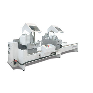 tronzadora doble cabezal para PVC