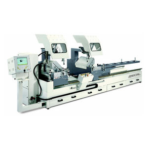 tronzadora doble cabezal para PVC