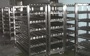 sistema de estanterías para depósito de almacenamiento