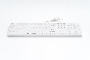 teclado de mesa / USB / de silicona / IP68