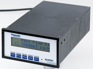 calculador de caudal para líquido y gas