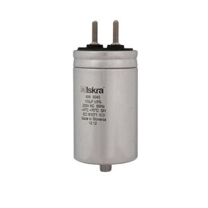 condensador eléctrico de película de polipropileno metalizado / cilíndrico / enchufable / de potencia