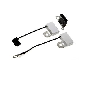 condensador eléctrico de película de poliéster metalizado / radial / DC / autorreparable