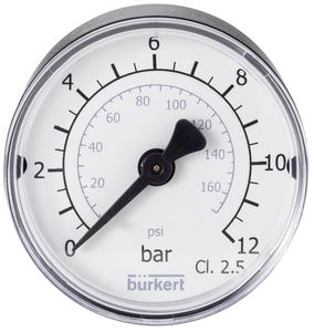 Manómetro esfera seca 0-10 bar 1/4 para calcular la presión del