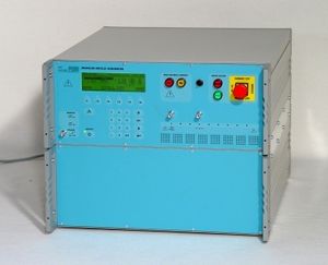 probador de inmunidad de descargas eléctricas / de cableado / para la aeronáutica