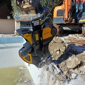 pinza hidráulica de demolición para hormigón 1