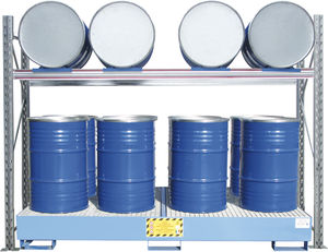 sistema de estanterías para depósito de almacenamiento