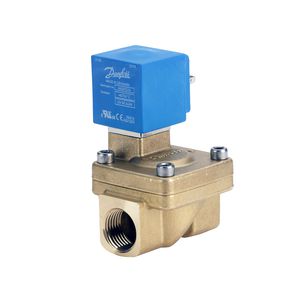 electroválvula de control asistido / de 2/2 vías / NC / agua