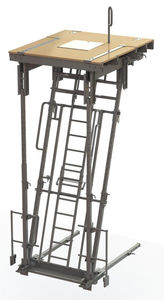 podio de seguridad para hueco de ascensor