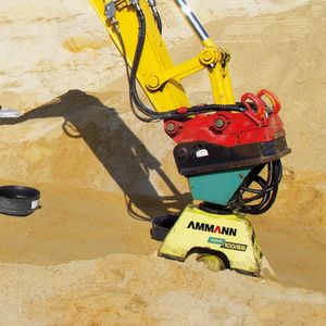 plancha vibradora para excavadora